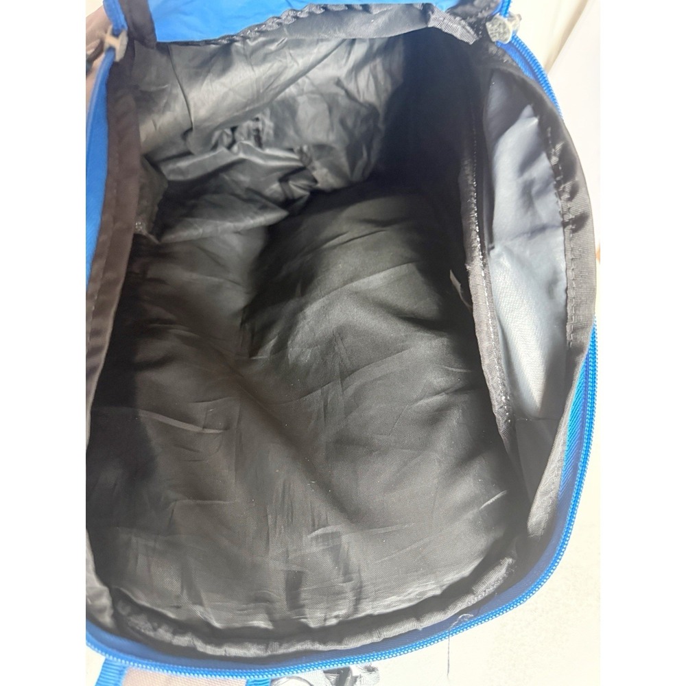 Easton Softball Backpack Blue/Black For Sports Equipment 8" Tall 20" Long - Picture 8 of 12